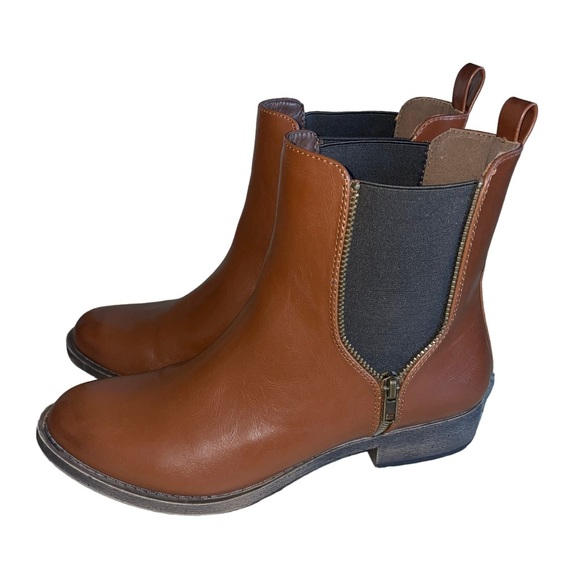 NWT Rocket Dog Camilla Tan Brown Chelsea Ankle Boots - Picture 2 of 9